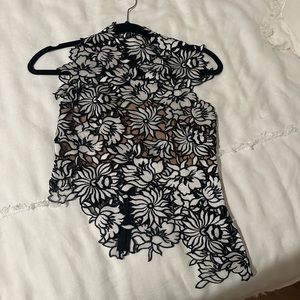 Self Portrait Peplum Top / Never Worn / XS